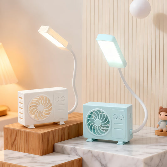 Damen Multifunktionale Tischleuchte mit integriertem Ventilator Brehn