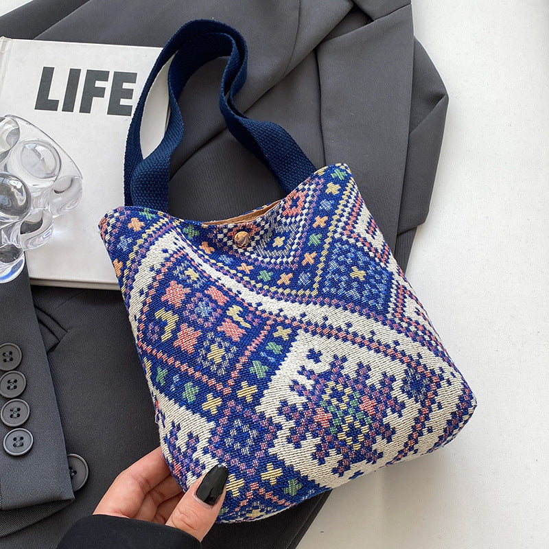 Moderne Gewebte Handtasche