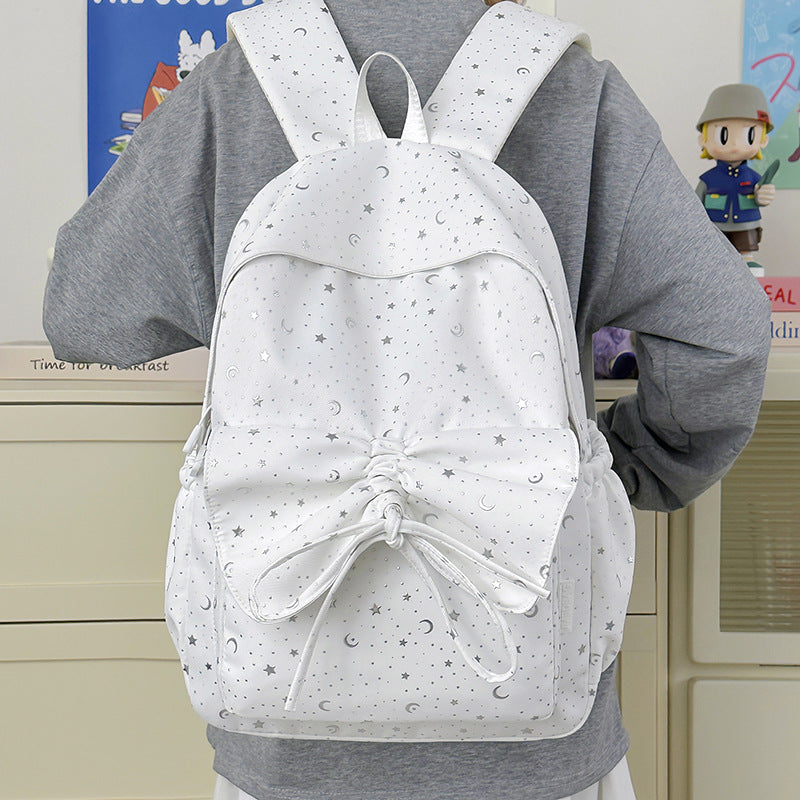 Sternenprint Schleifen-Detail Rucksack Brehn