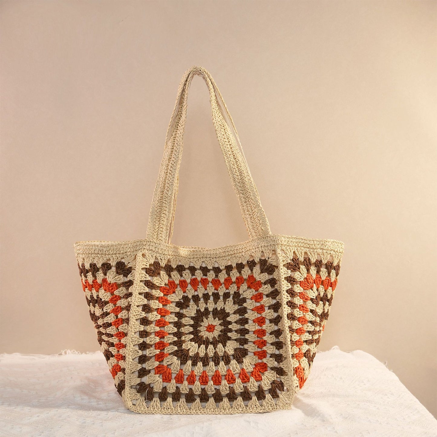 Umhängetasche mit Einzigartigem Granny-Square-Design Brehn