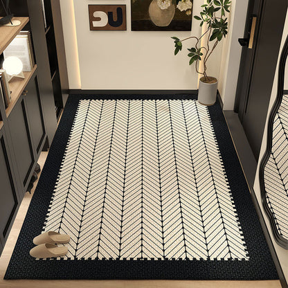 Moderner geometrischer Muster-Bereichsteppich