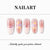 Florales Dekoratives Press-On-Nagel-Set Brehn