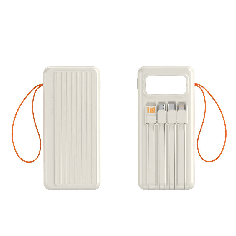 Multifunktionale Solar-Powerbank mit Integriertem Usb-Kabel Brehn