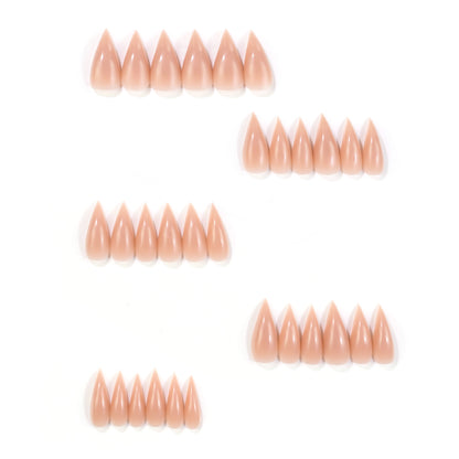 Elegante Spitz-Kunstnagel-Set Brehn