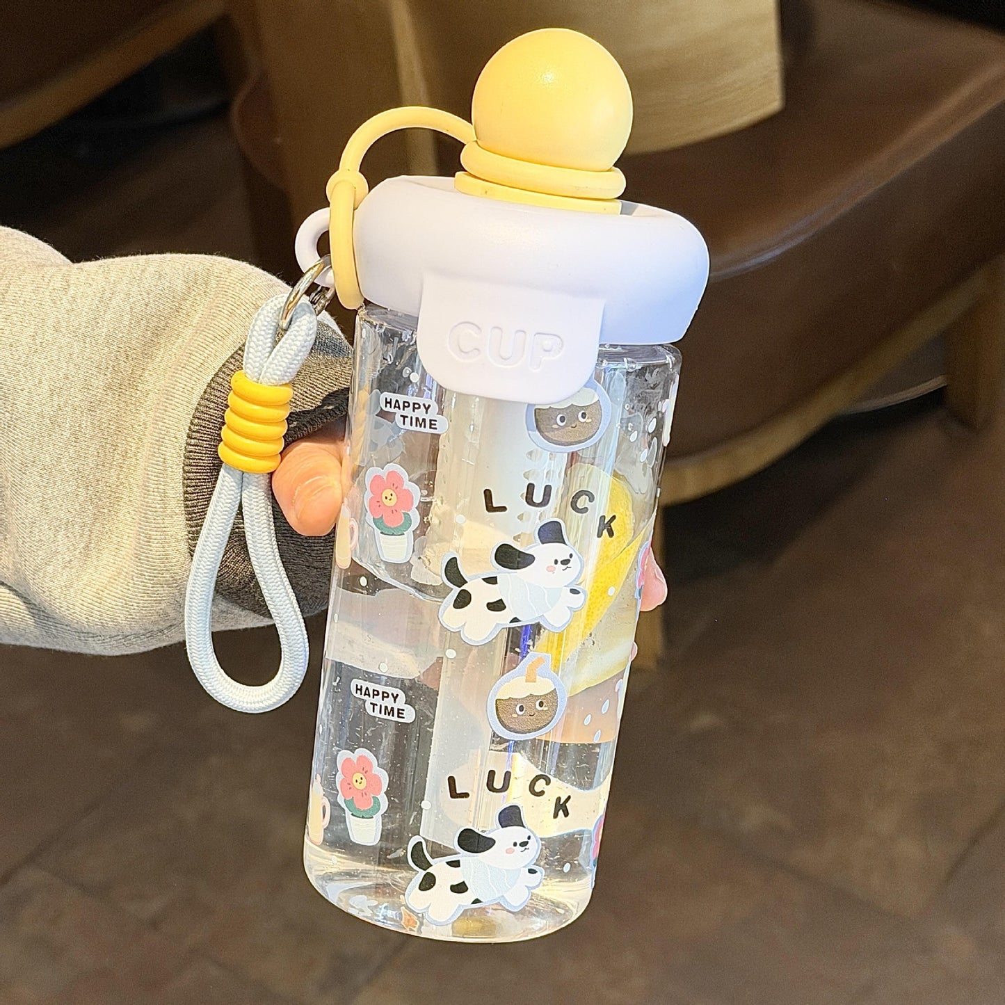 Damen Trinkflasche mit süßen Tiermotiven Brehn