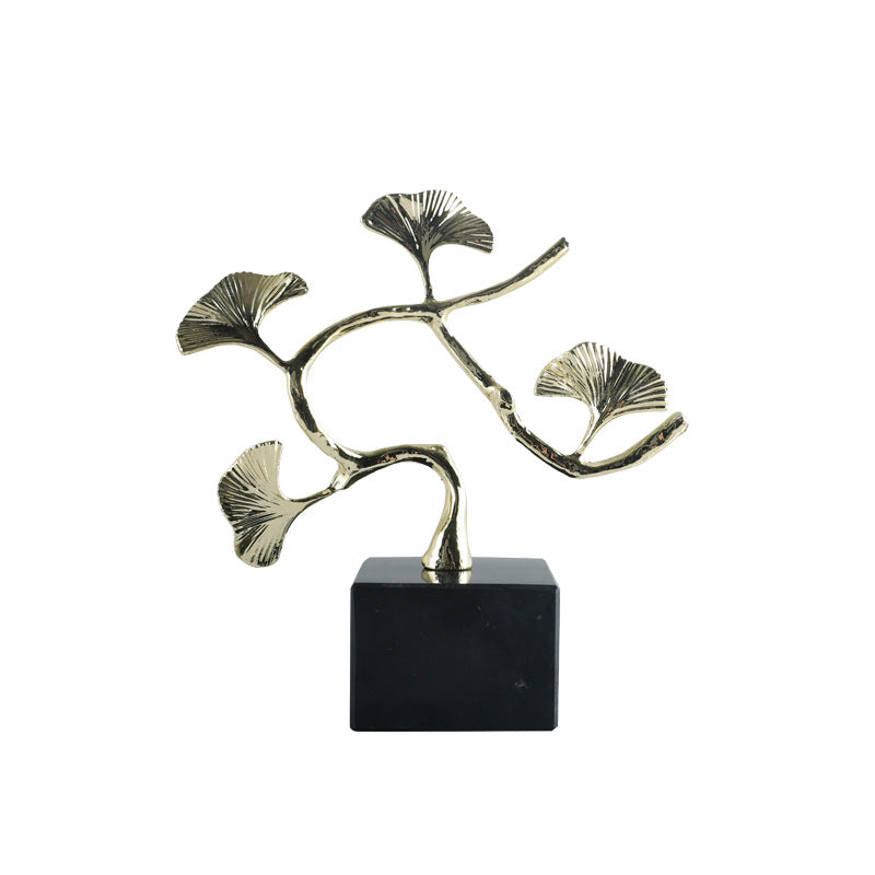 Moderne abstrakte Metallpflanze Skulptur