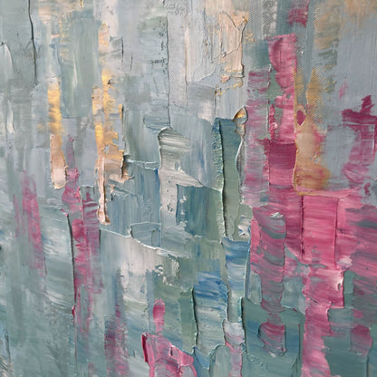 Abstrakte impressionistische Leinwandkunst