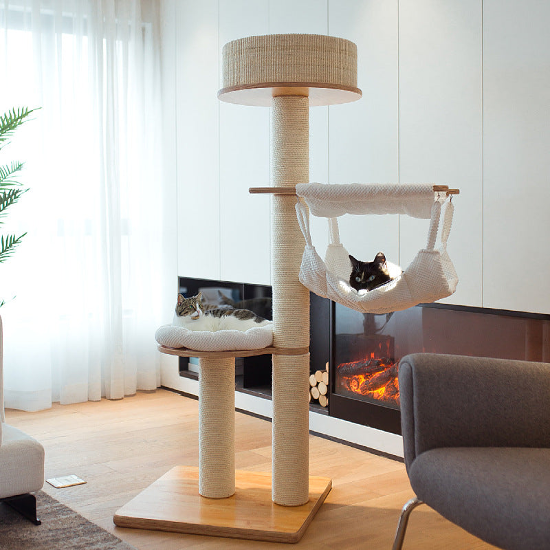 Hochwertiger Katzenbaum mit multifunktionalen Liegeflächen Brehn