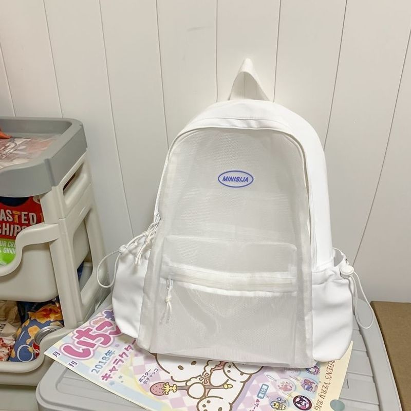 Transparenter Mesh-Rucksack Brehn