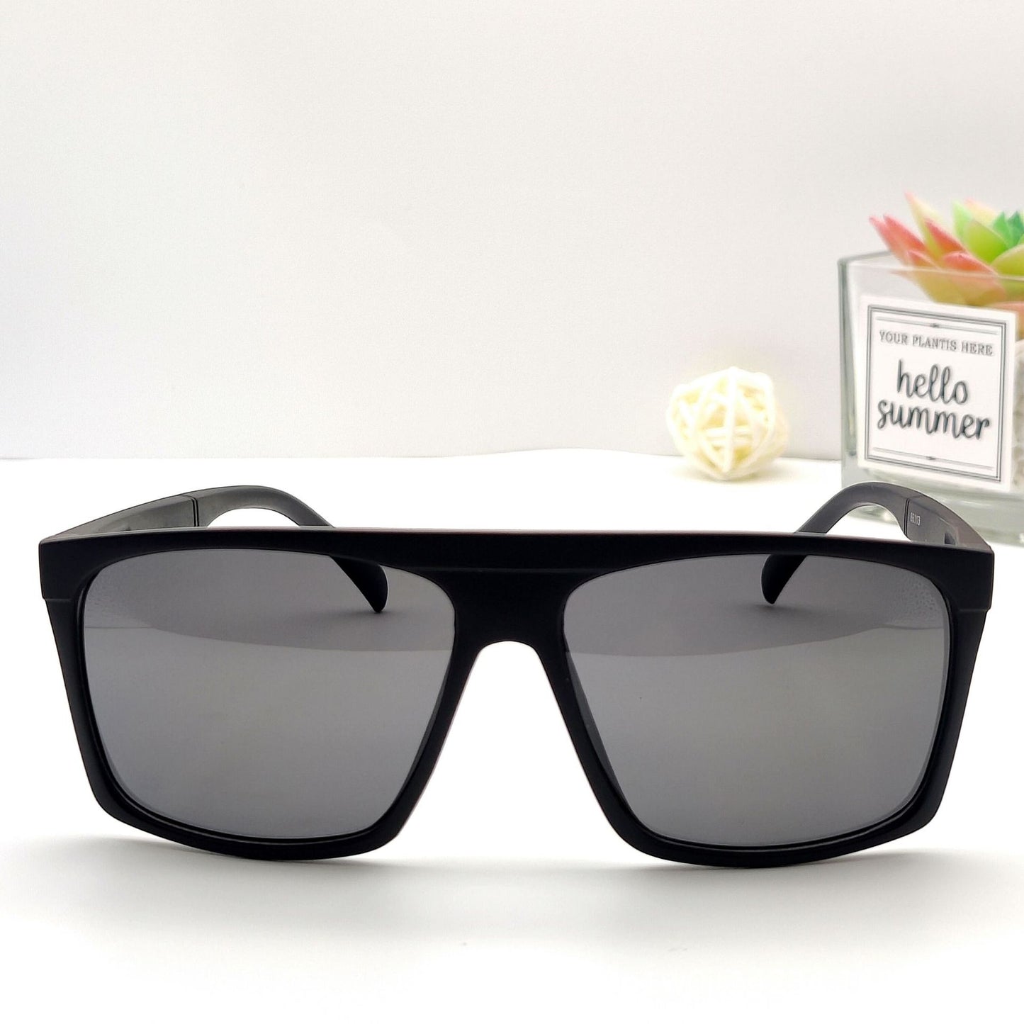 Damen Retro Oversized-Sonnenbrille Brehn