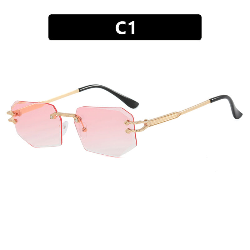 Damen geometrische Fashion-Sonnenbrille Brehn