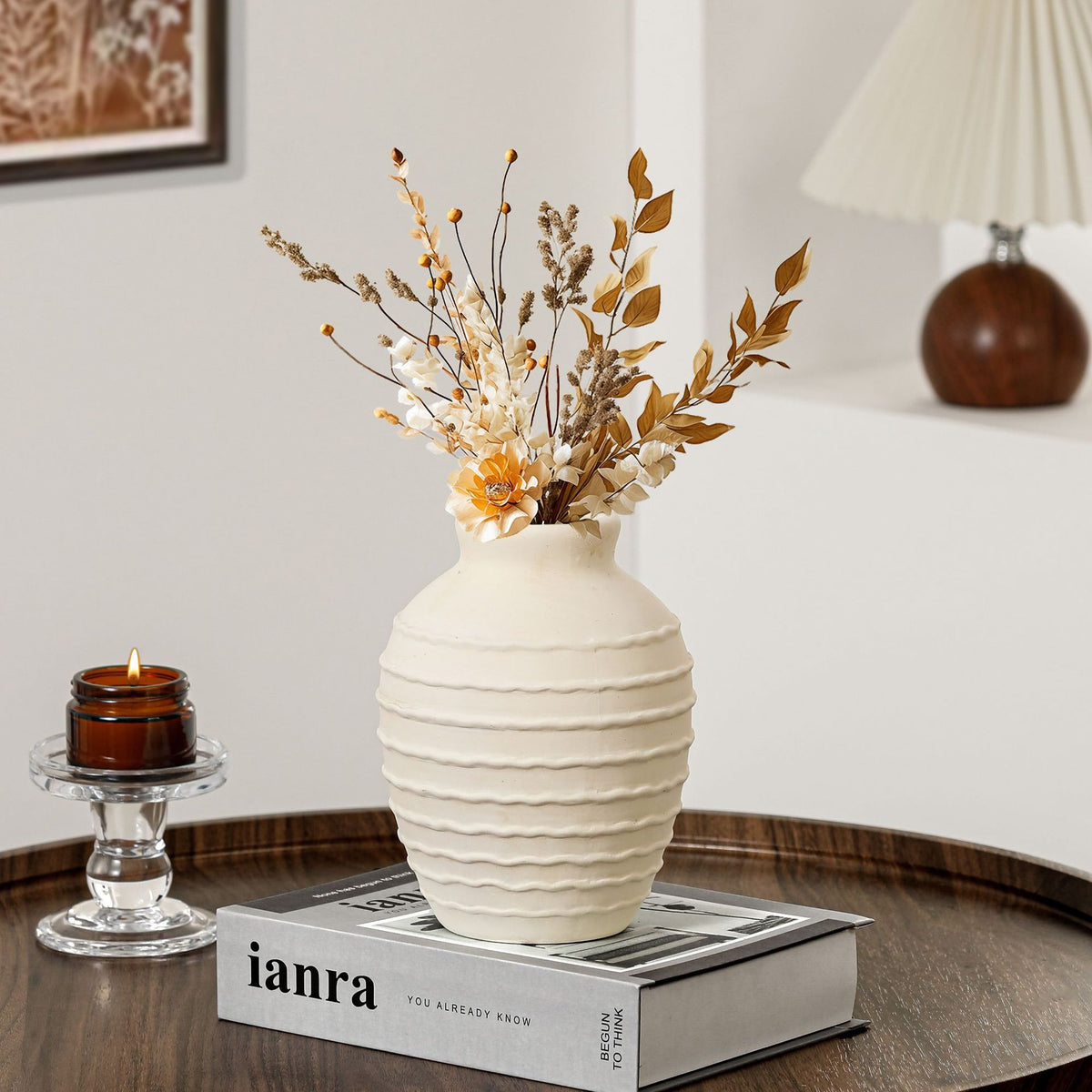 Elegante Keramik Vase Brehn