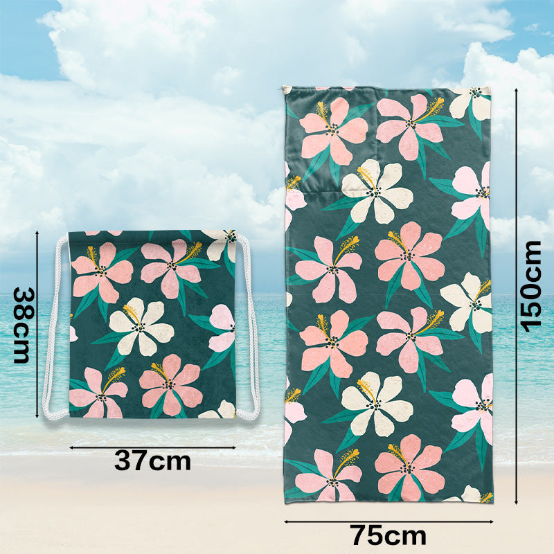 Multifunktionale Strandtasche mit integriertem Handtuch Brehn