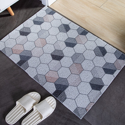 Geometrisch gemusterte Eingangsmatte