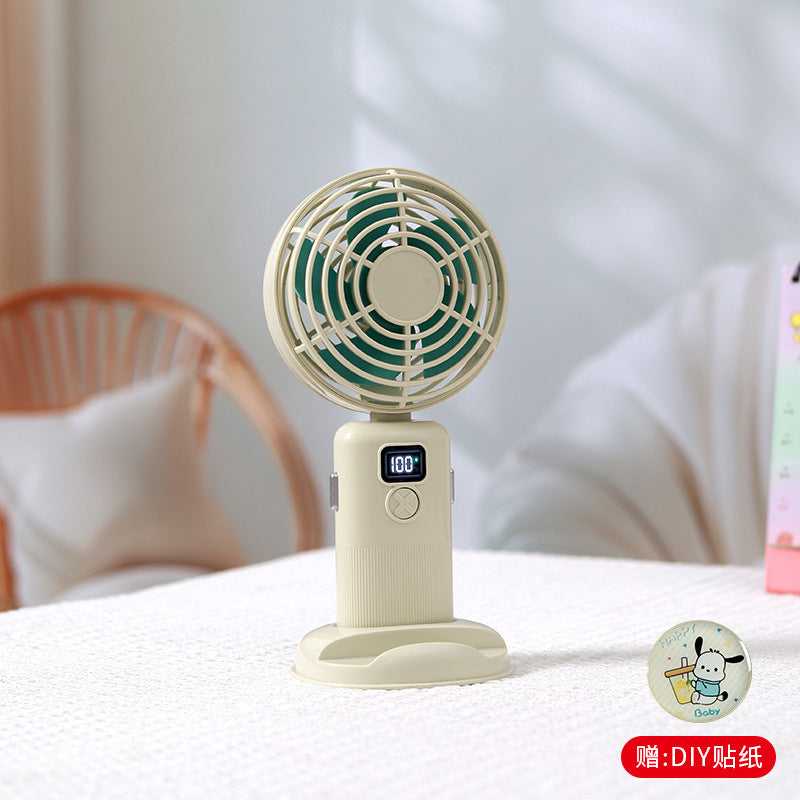 Damen tragbarer Mini Ventilator mit digitaler Geschwindigkeitsanzeige Brehn