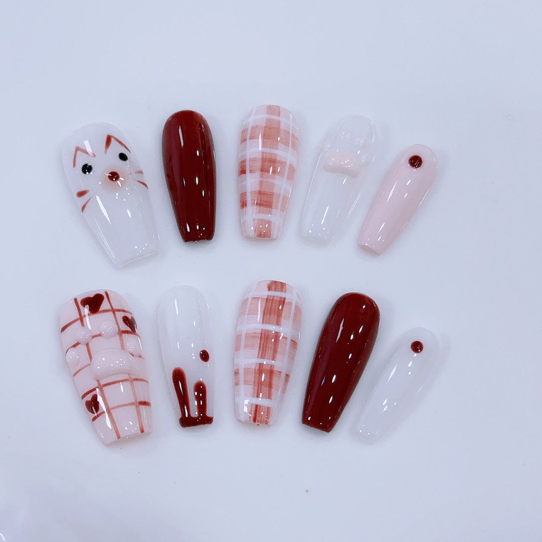 Künstlerisches 3D Nagelkunst Tipps Set