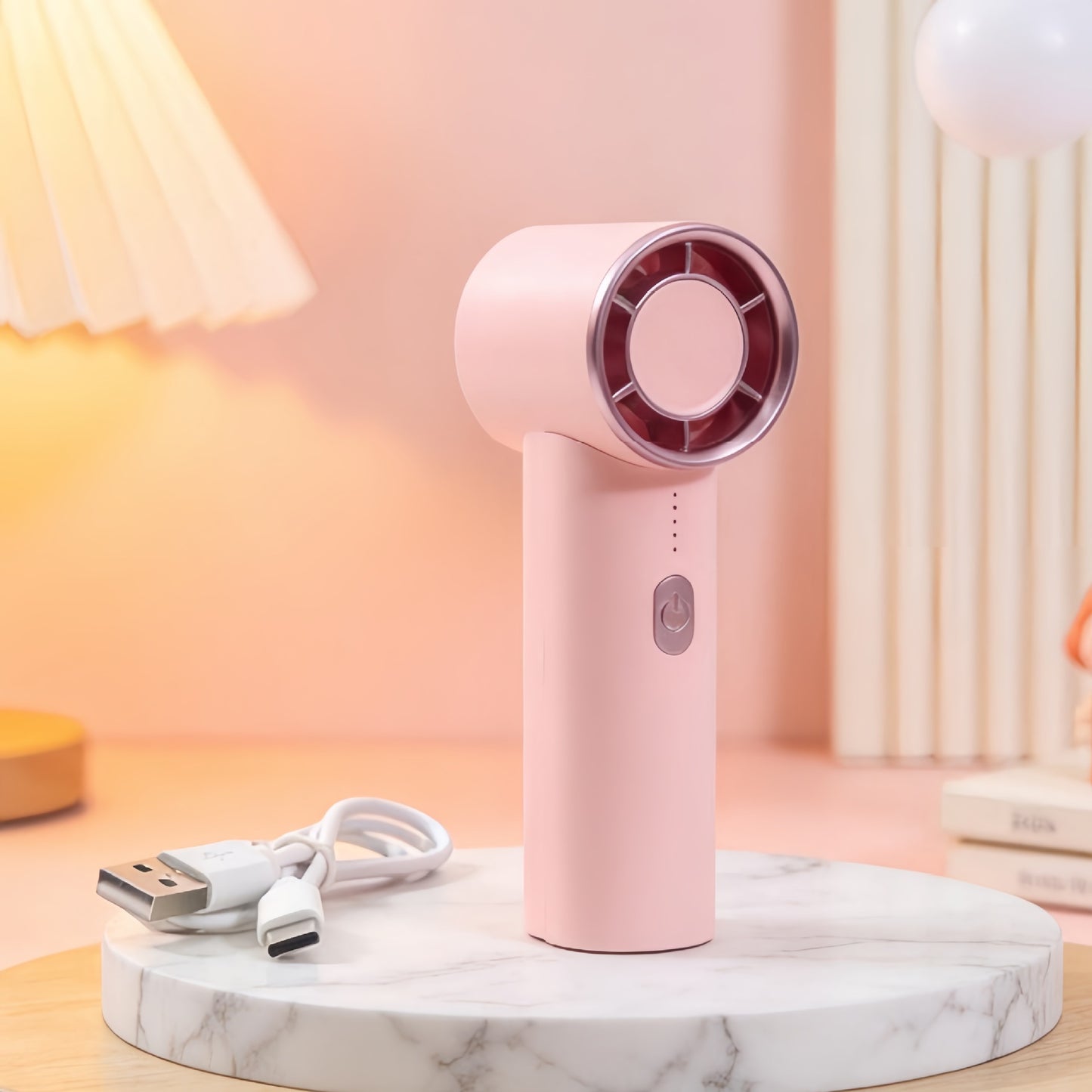 Damen Tragbarer Handventilator mit USB-C-Ladefunktion und leistungsstarkem Luftstrom Brehn