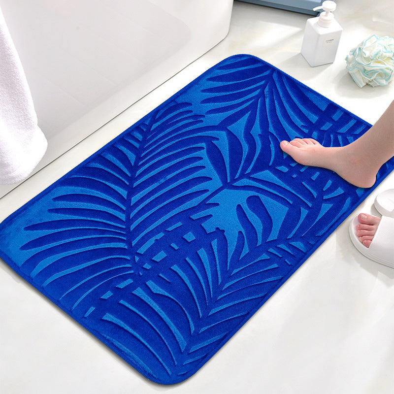 Tropisches Blattdesign Memory-Schaum Badezimmermatte Brehn