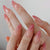 Premium Glänzende Ombre Stiletto Press-On Nagelspitzen Brehn