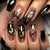 Künstlerisches Schmetterlings-Nagelkunst-Set Brehn