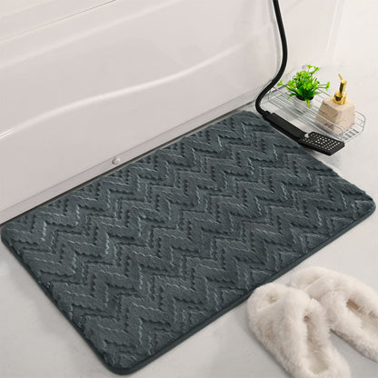 Chevron-Muster Memory Foam Badewannenmatte Brehn