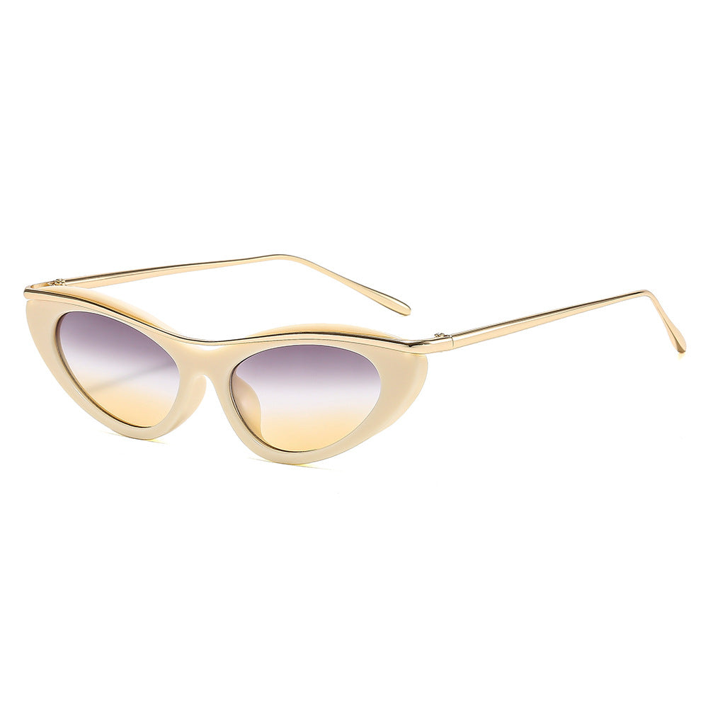 Damen Cat-Eye Sonnenbrille mit elegantem Metallrahmen Brehn