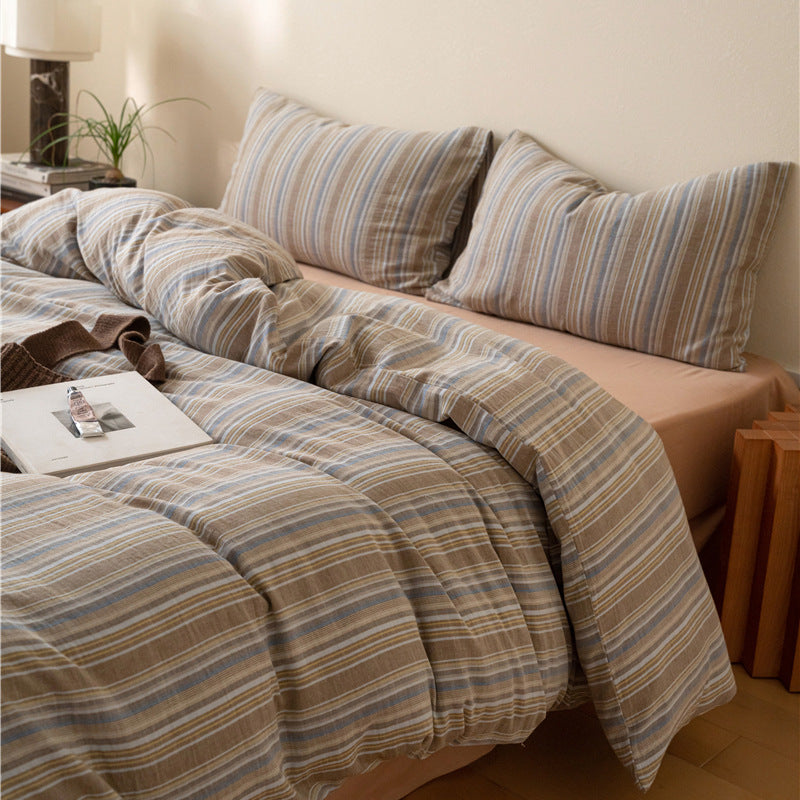 Gemütliches Flanell Bettüberwurf Set