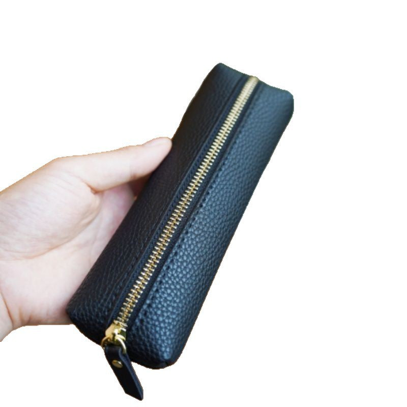 Premium Leder Reißverschluss Stiftschneider