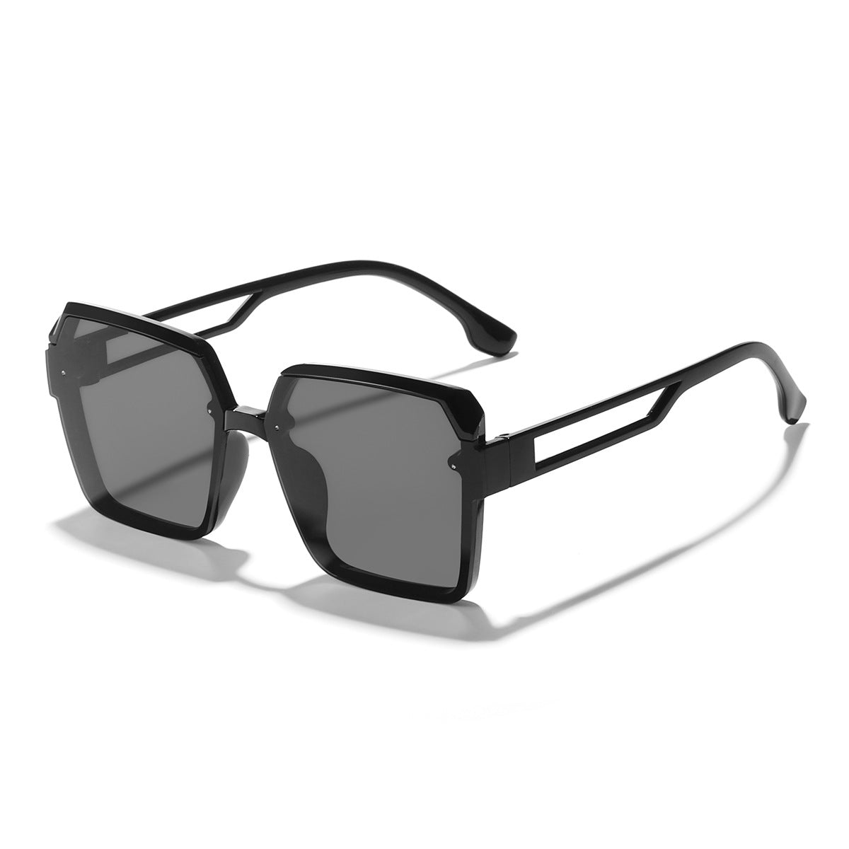 Damen oversized Sonnenbrille mit trendigem, transparentem Design Brehn