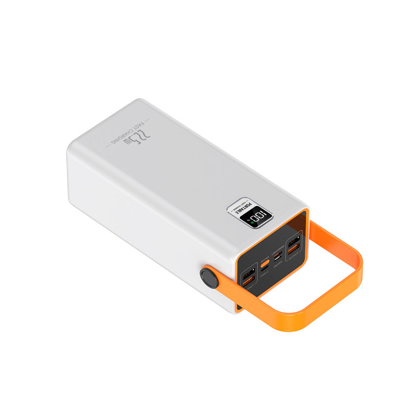 Tragbare Powerbank mit Innovativer Handhabung und Digitaler Ladestandanzeige Brehn
