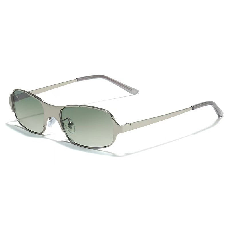 Damen moderne rechteckige Sonnenbrille mit UV-Schutz und komfortablem Gestell Brehn