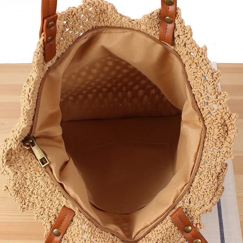 Handgeknüpfte Makramee-Shoppingtasche Brehn