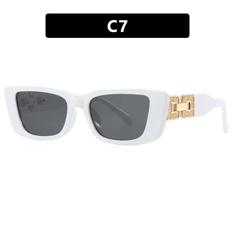 Damen modische Oversized Sonnenbrille mit einzigartigem Leopardenmuster Brehn