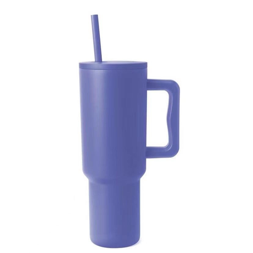 Damen Thermobecher mit ergonomischem Griff und integrierter Trinkhalm Brehn