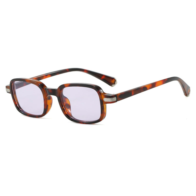 Damen modische quadratische Sonnenbrille im trendigen Schildkrötendesign Brehn