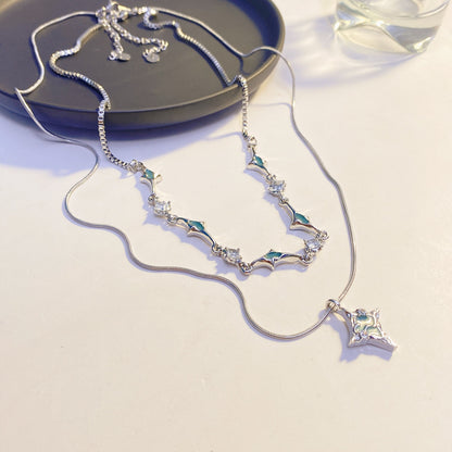 Eleganter Charm-Anhänger-Halskette Brehn