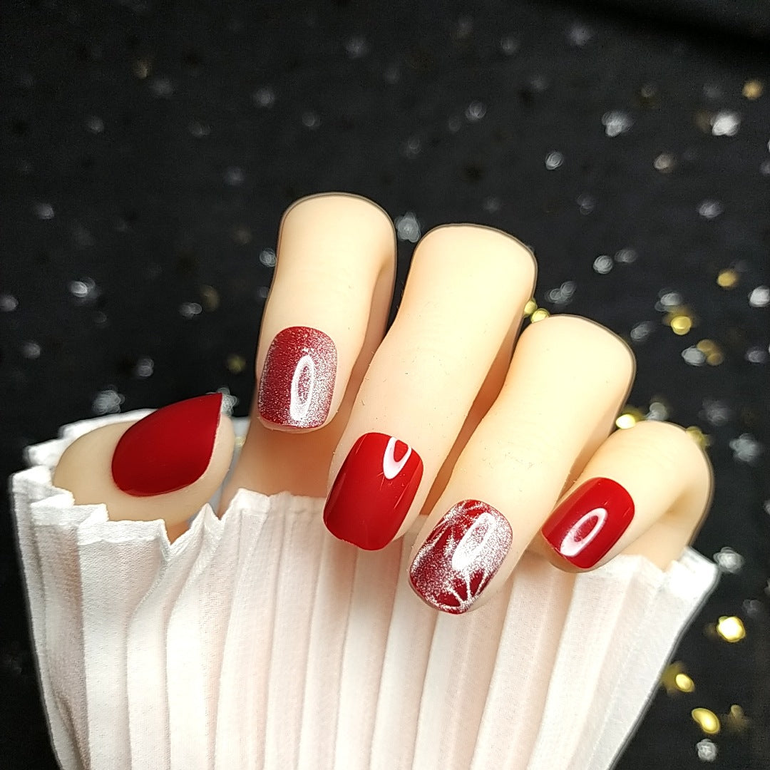 Artistic Floral Press-On Nagel Set  1791804112