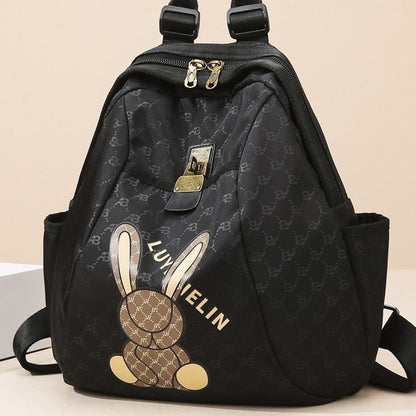 Süßer Bunny Print Rucksack Brehn