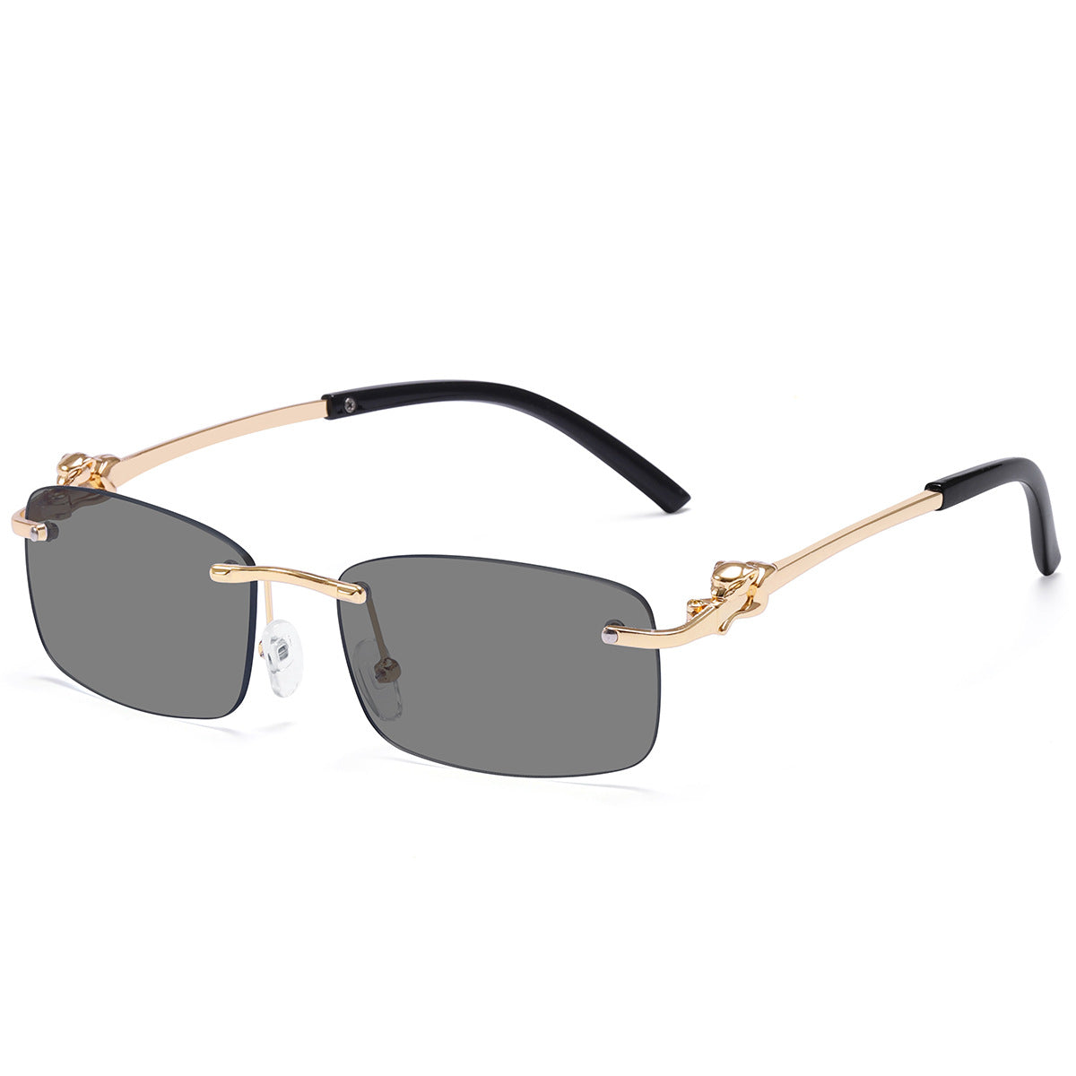 Damen elegante Sonnenbrille mit aufwendig gestaltetem Metallrahmen Brehn