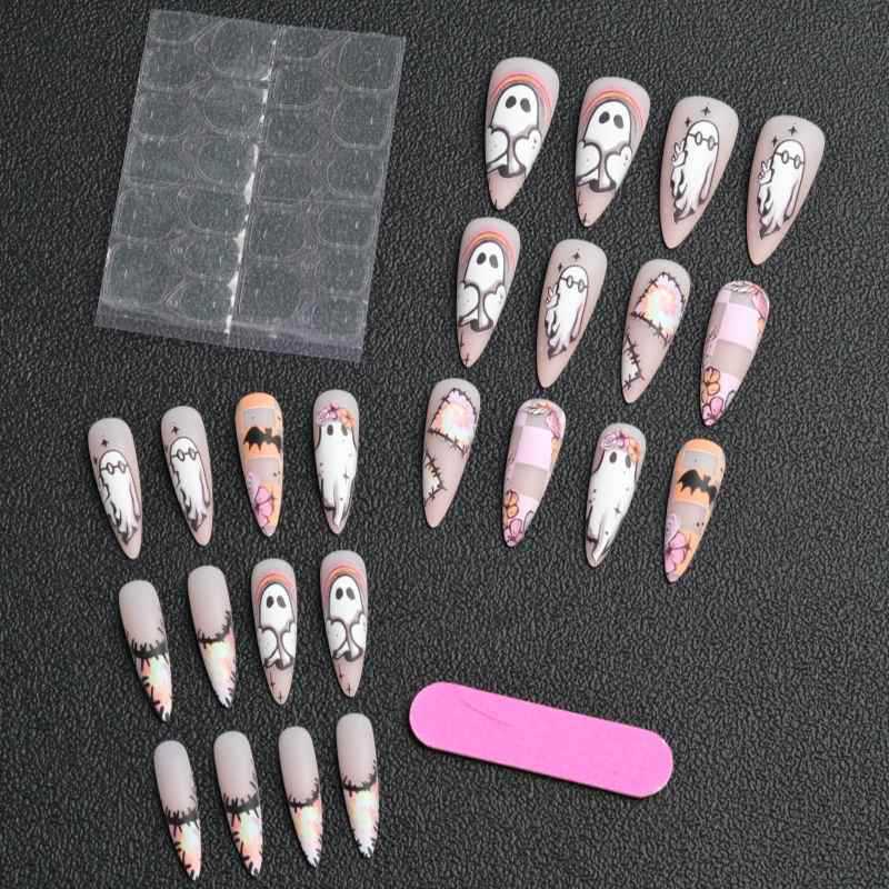 Künstlerisches Halloween-Themen-Nagel-Set Brehn