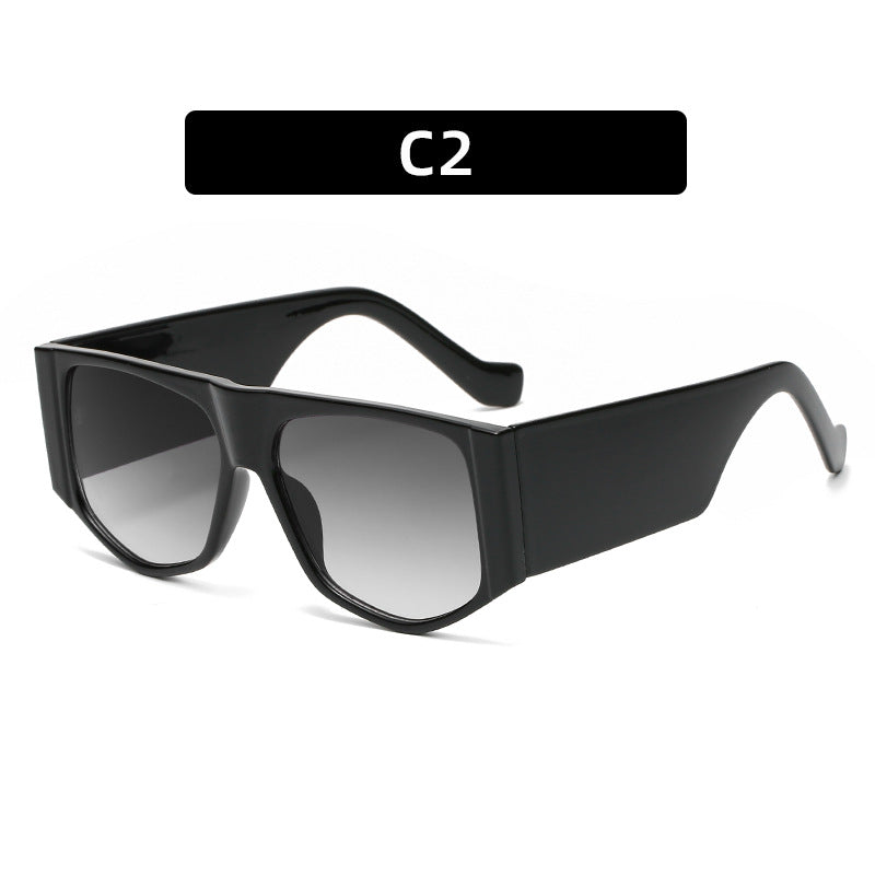 Fette Übergroße Quadratische Rahmen Sonnenbrille
