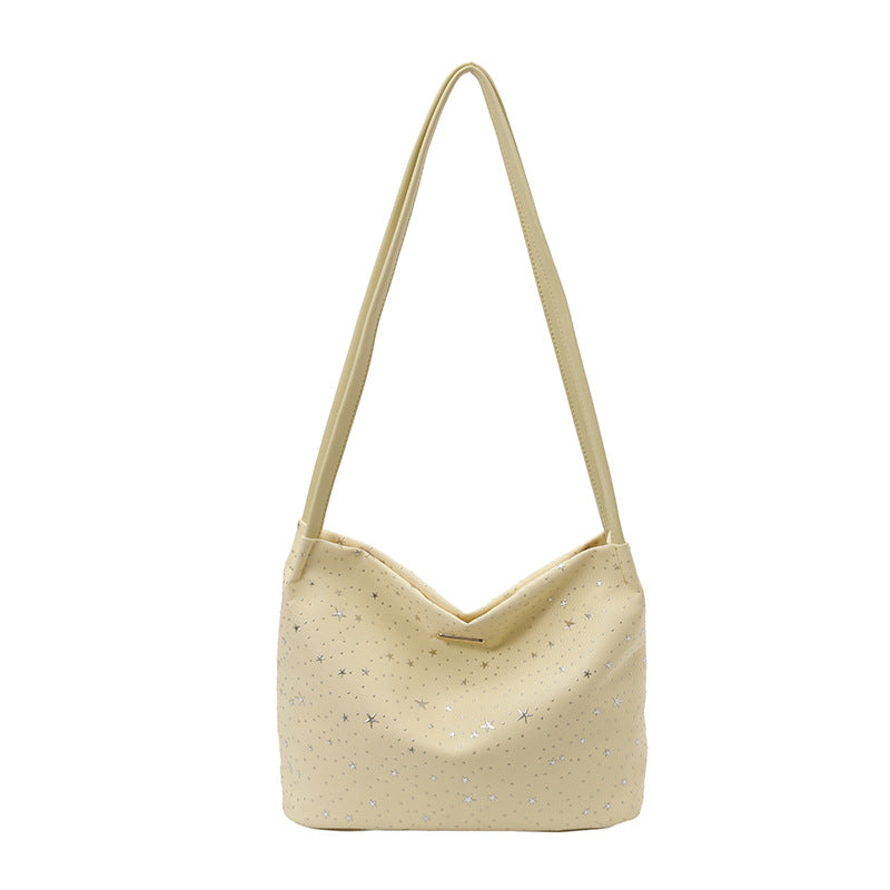 WoStellar Gemusterte Schultertasche Brehn