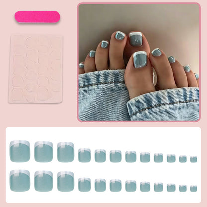 Kunstnagelset für elegante Fußnägel Brehn