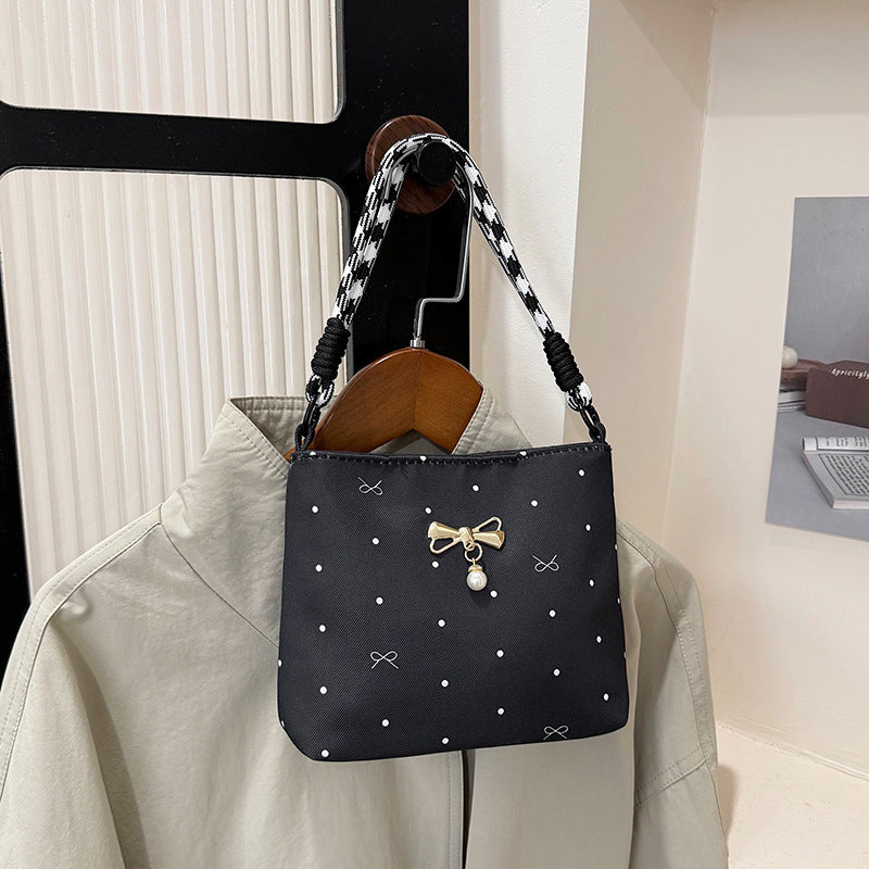 Chic Bow-Akzent Handtasche