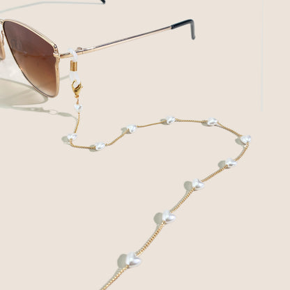 WoSunglasses mit dekorativer Kette Brehn