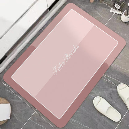 Dekorativer Badteppich für Badezimmer zuhause