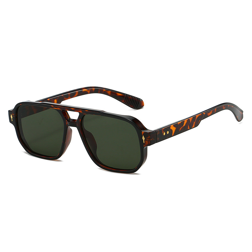 Oversized geometrische Sonnenbrille mit verbesserter UV-Schutz Brehn