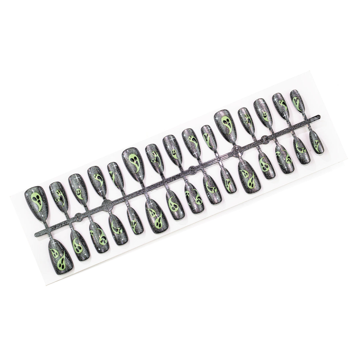 Geister-Themen Stiletto Press-On Nagelkunst Brehn