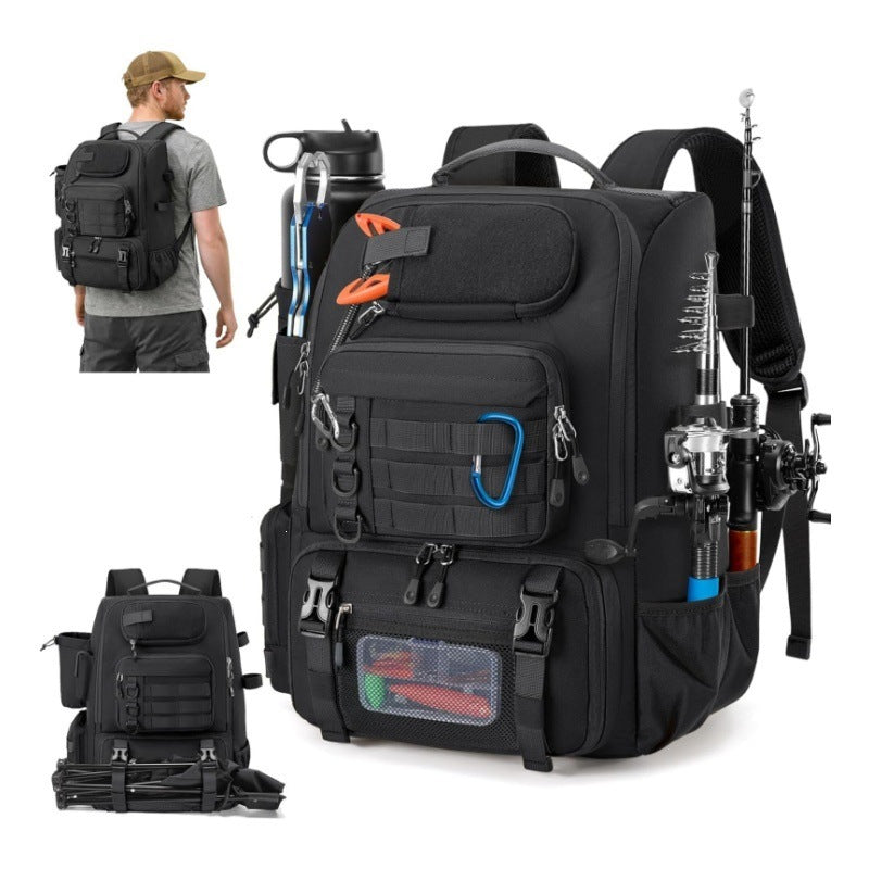Multi-Funktionaler Outdoor Angelrucksack Brehn