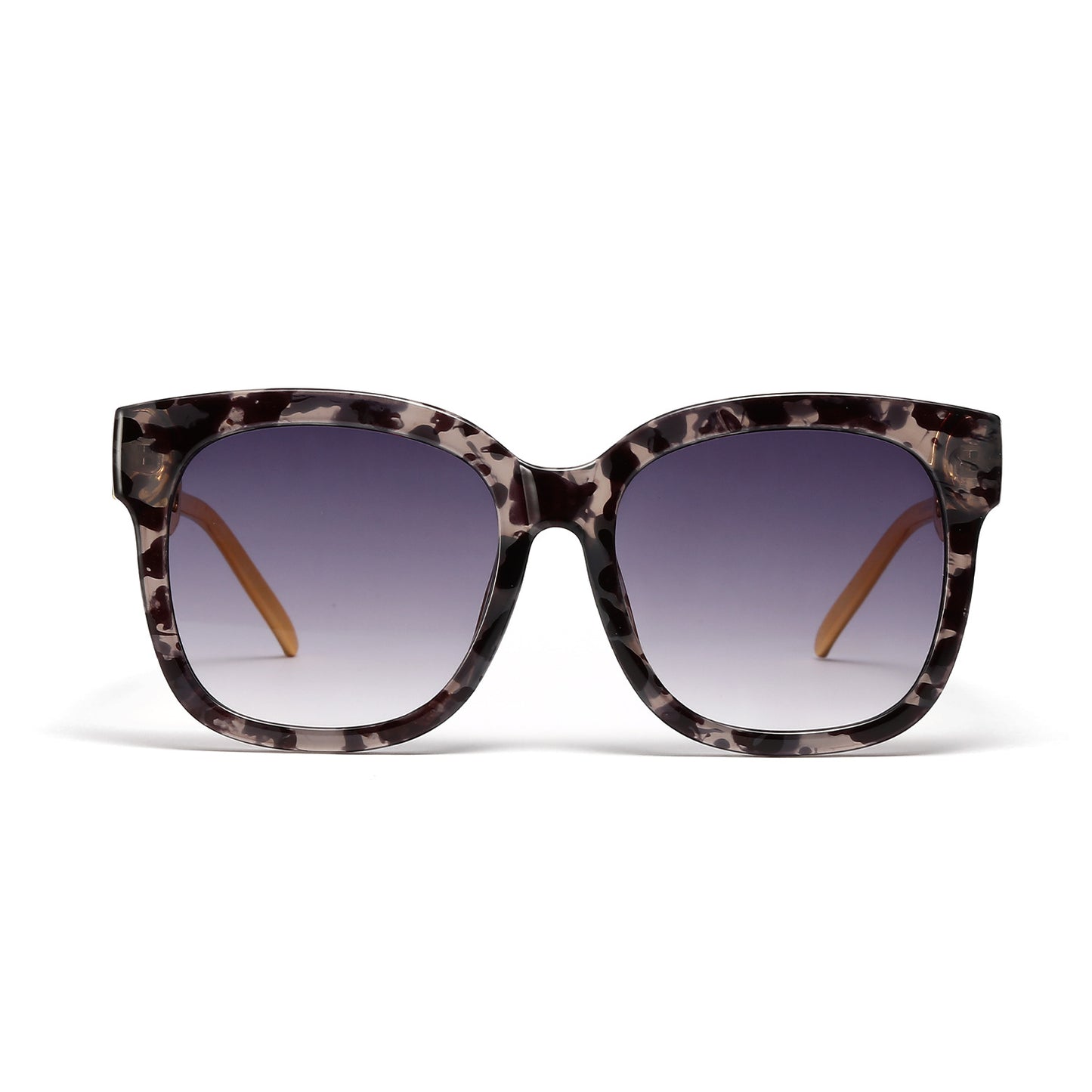 Damen modische oversized Sonnenbrille mit luxuriösem Kettenrahmen Brehn